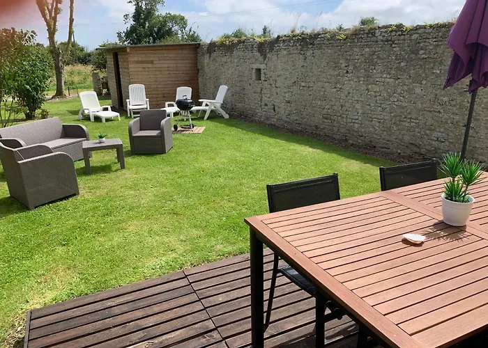 Avec Jardin A 1,5 Km Des Plages Du Debarquement